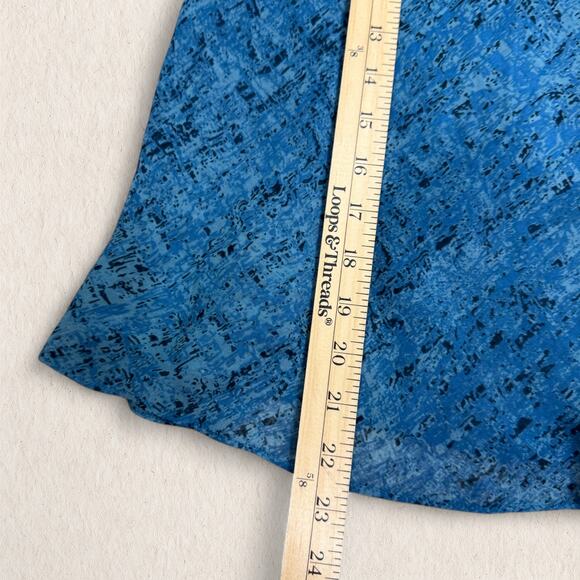 Cabi‎ Blue Abstract Print Slip Cami Tank Top Women’s XS Y2K Minimalist Layering - Picture 9 of 9